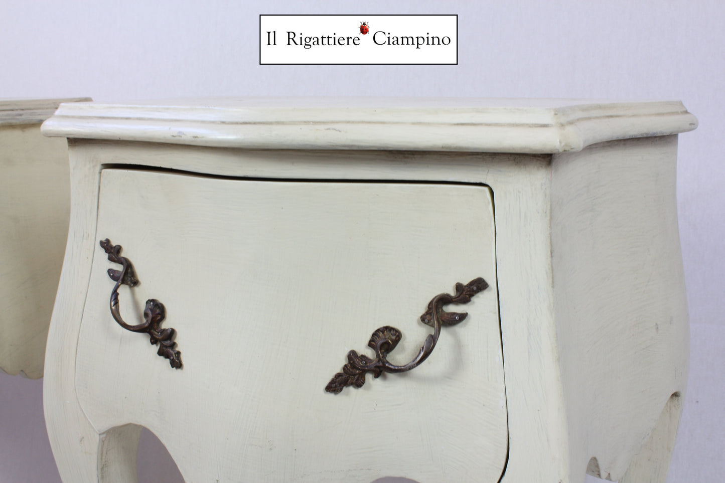 Coppia comodini Enrica color champagne