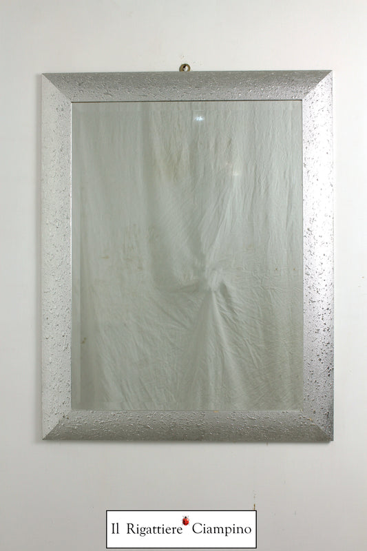 Specchio molato Glitter argento 75 x 95
