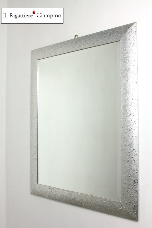 Specchio molato Glitter argento 75 x 95