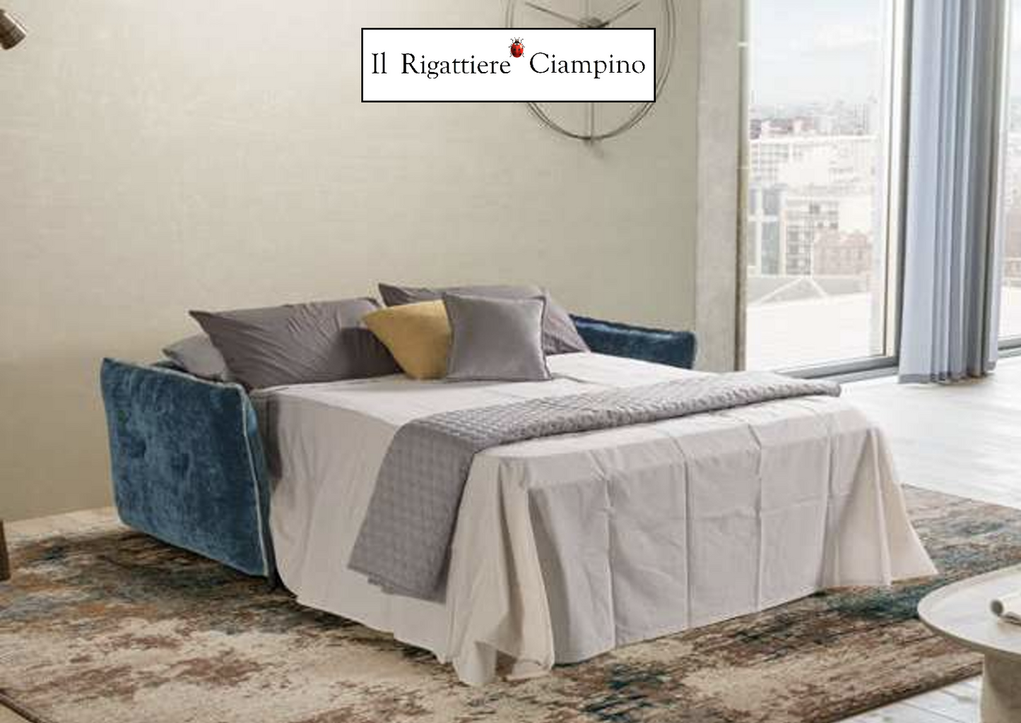Divano letto in pelle - Barcellona