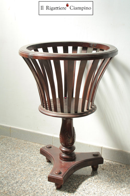 Cesto per vaso da interno in legno