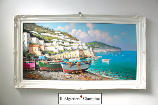 Quadro "paesaggio marittimo Napoli"