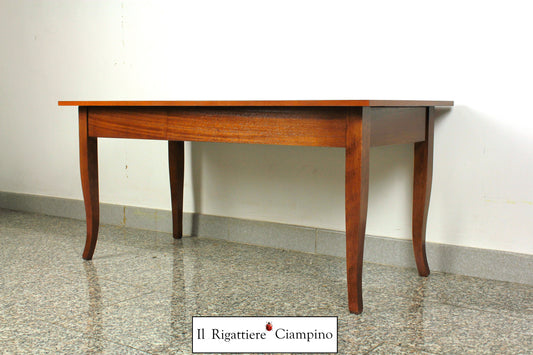 Tavolino contenitore marrone in legno