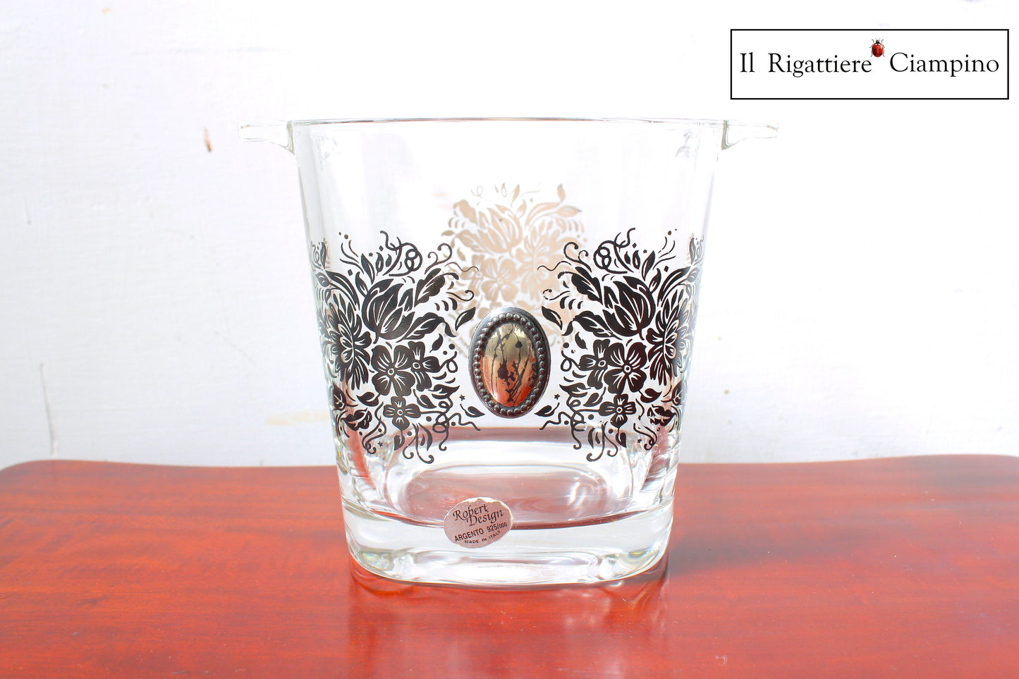 Anfora vaso in vetro