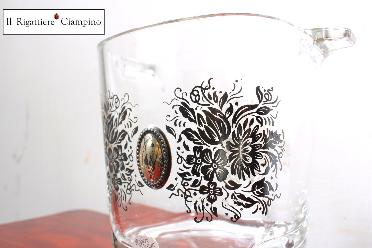 Anfora vaso in vetro