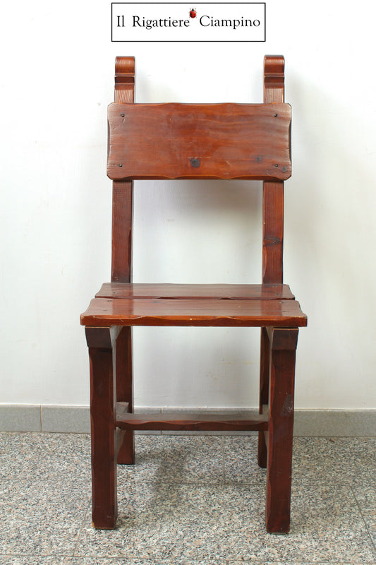 Sedia in legno Teak rustica
