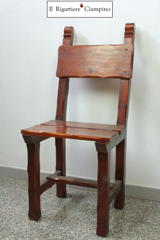 Sedia in legno Teak rustica