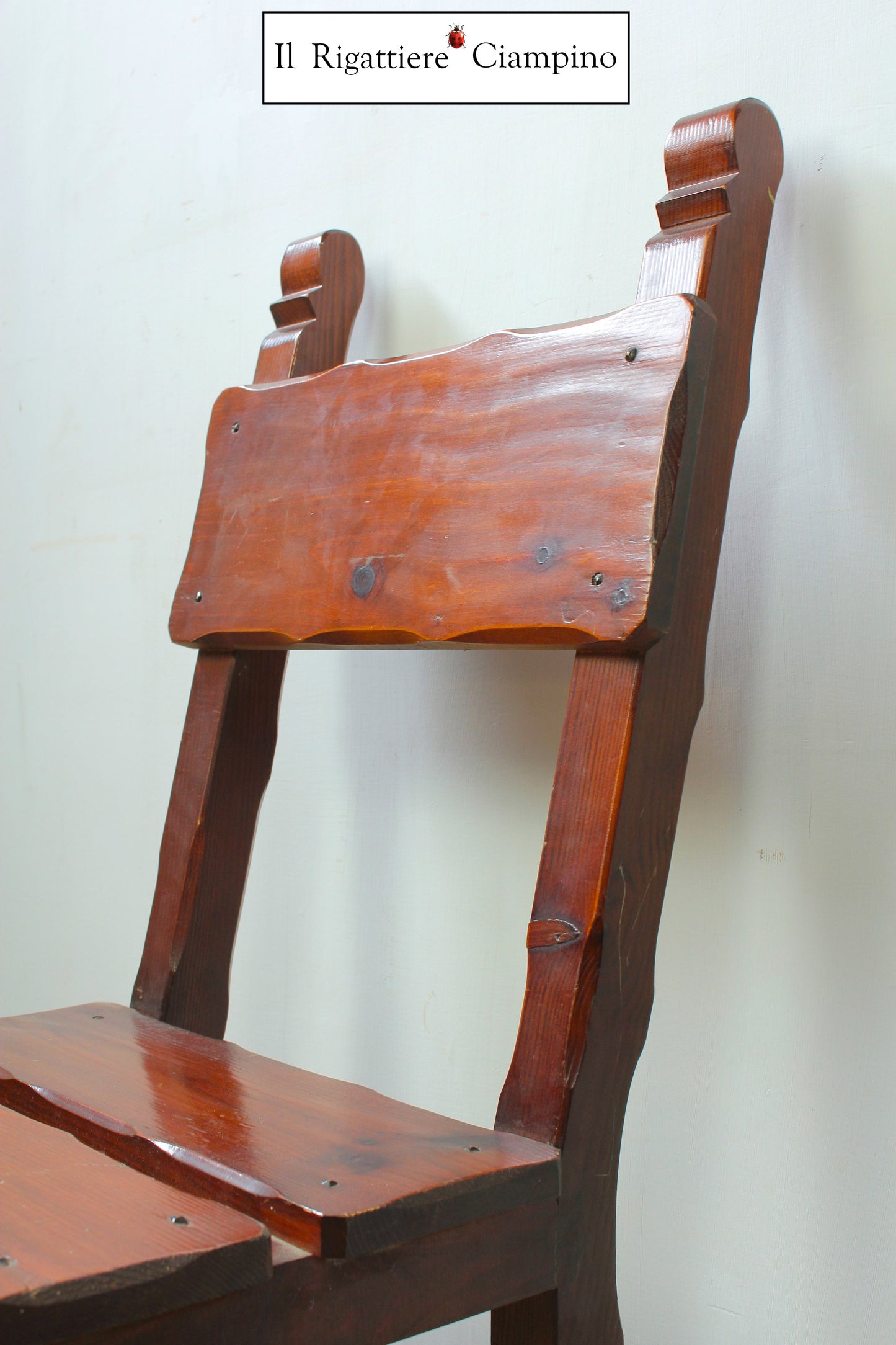 Sedia in legno Teak rustica