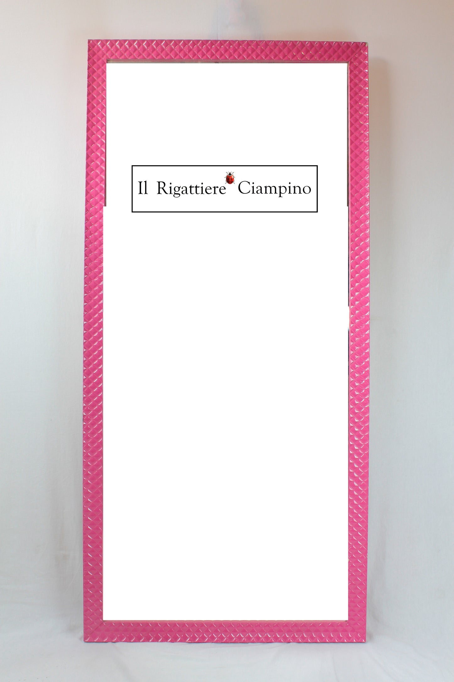 Specchio a quadretti Rosa