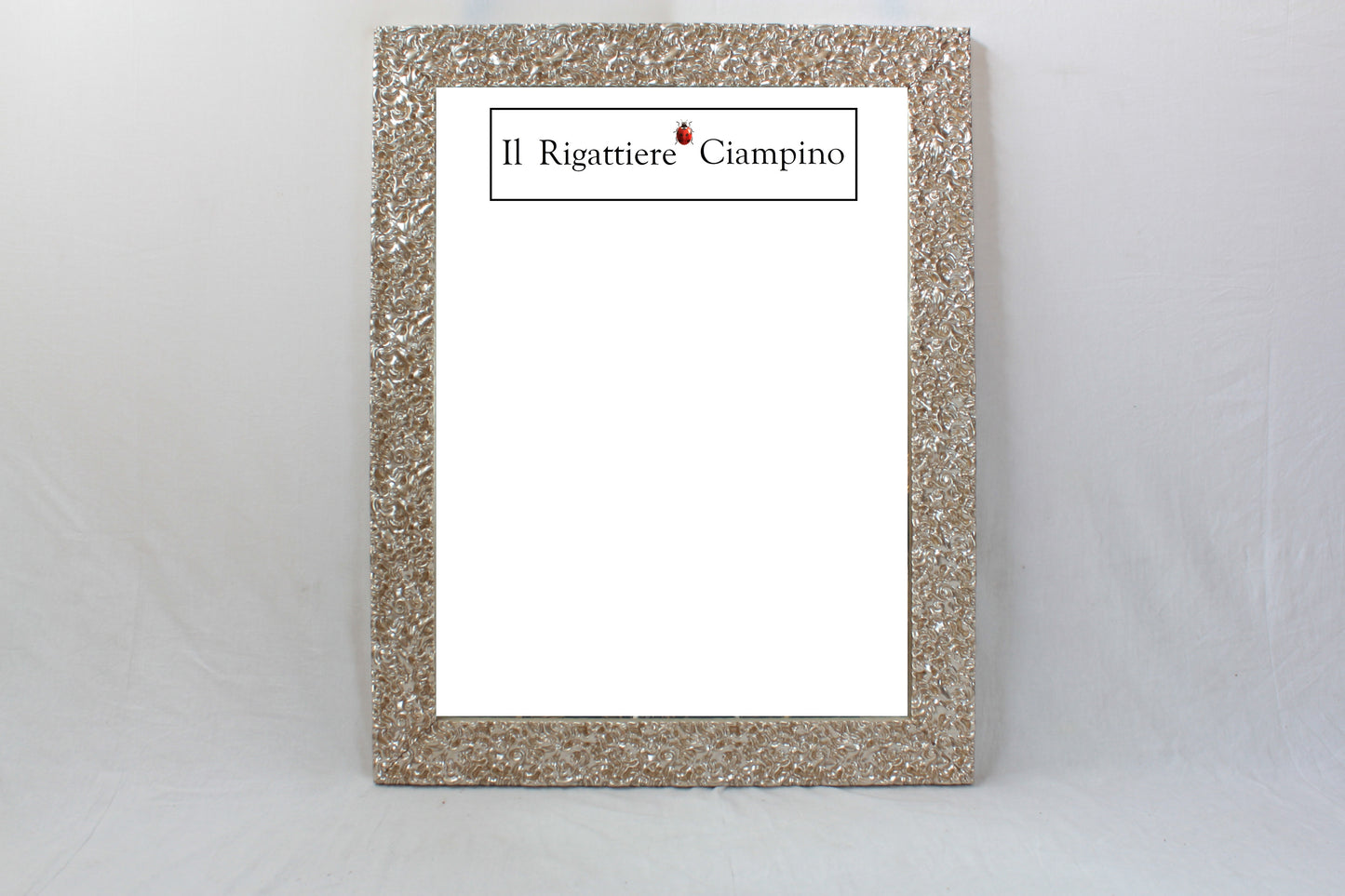 Specchio glamour argento