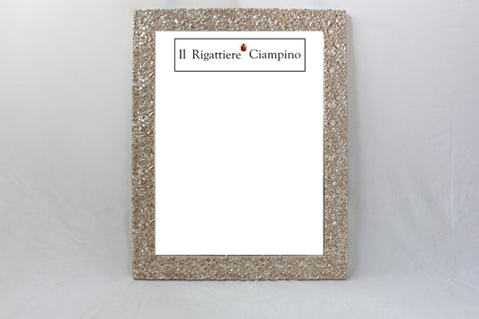 Specchio glamour argento