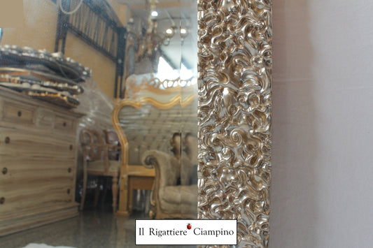 Specchio glamour argento