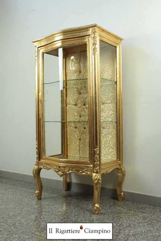 Vetrina da esposizione in stile barocco piano in marmo