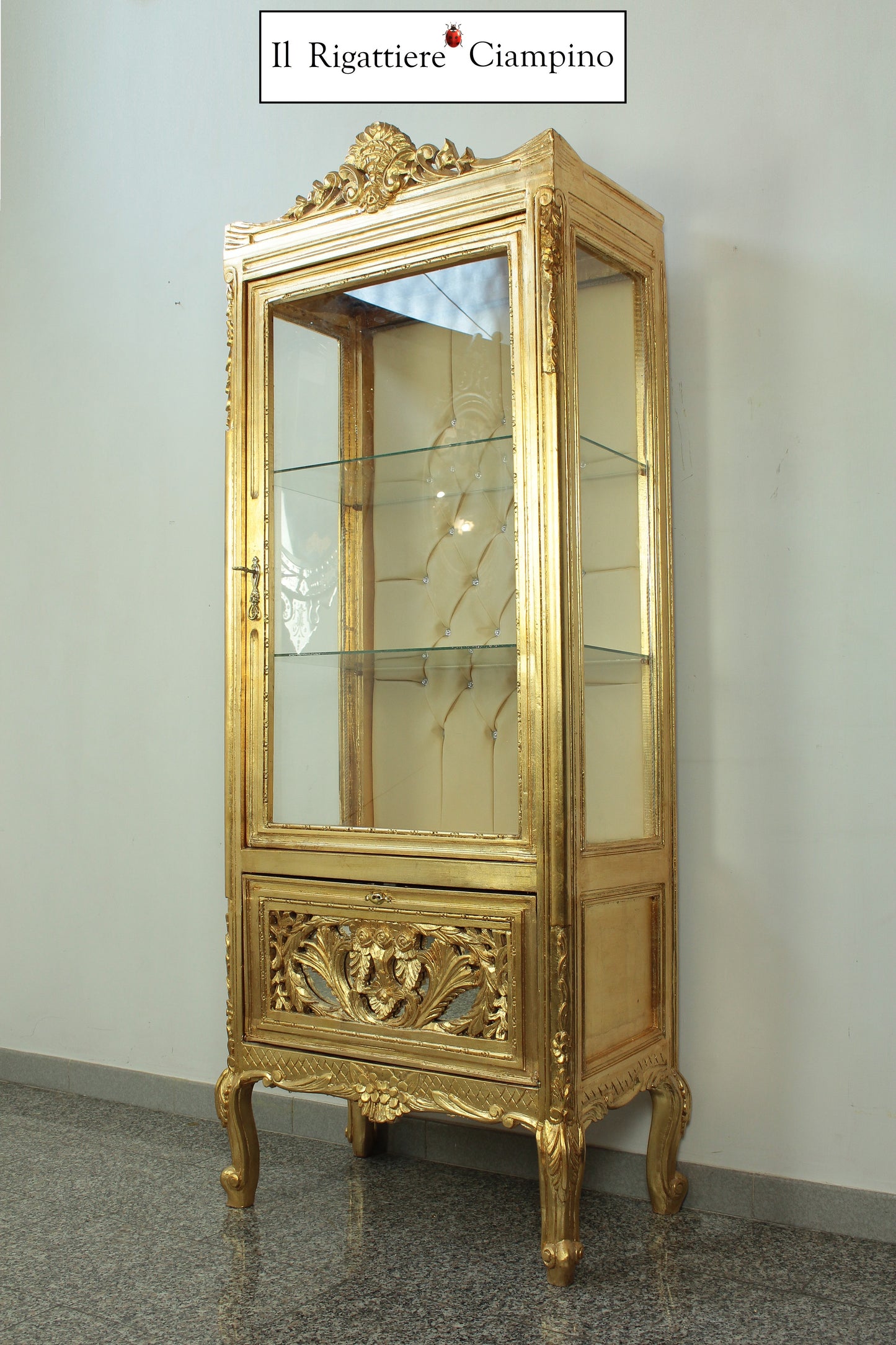 Vetrina Grace in stile barocco