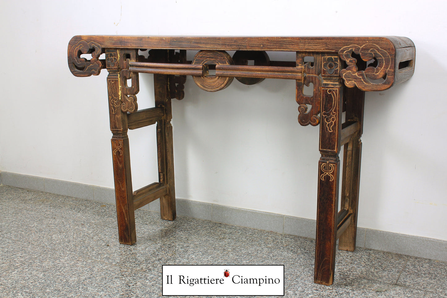 Consolle antica in stile indiano